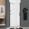 CIPACHO Adjustable Pivot Swing Shower Door: Matte Black, Leak-Proof with Magnetic Seal,36*72 Inch - 2 of 4