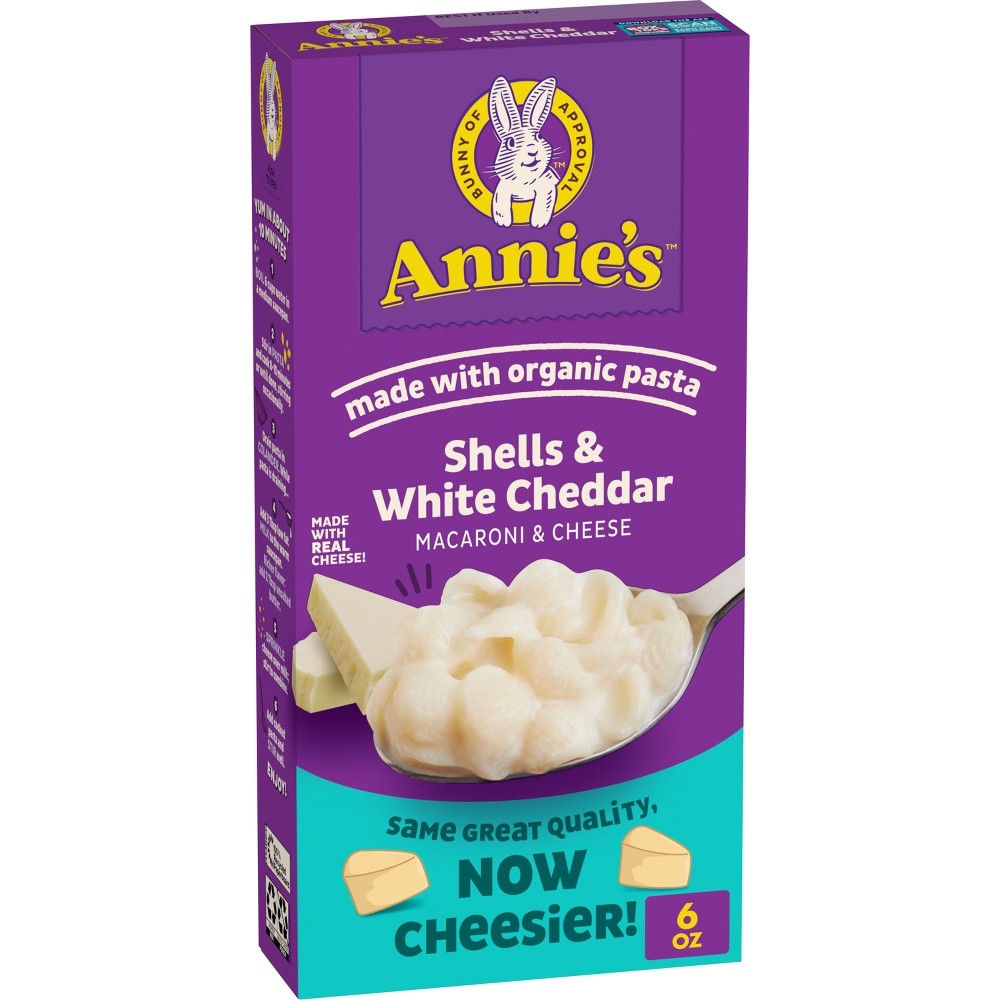 UPC 013562000043 product image for Annie's Organic Shells & White Cheddar Mac and Cheese - 6oz | upcitemdb.com