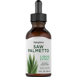 Piping Rock Saw Palmetto Liquid Extract | 2 Fl Oz - 1 of 1