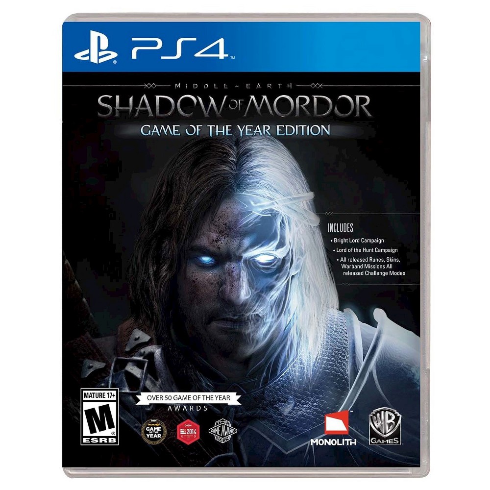 UPC 883929477265 product image for Middle Earth: Shadow of Mordor Game of the Year PlayStation 4 | upcitemdb.com