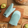 KITCHENAID Gourmet Series Gridlines Mini Oven Mitts 2-Pack Set - 2 of 4