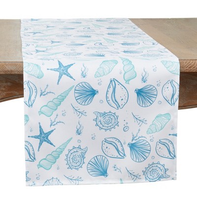 Saro Lifestyle Placemats With Seashell Design (set Of 4) : Target