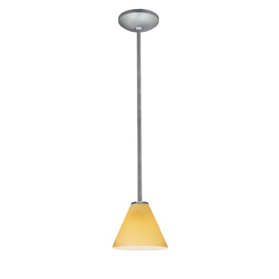 Access Lighting Martini 1 - Light Pendant in  Brushed Steel