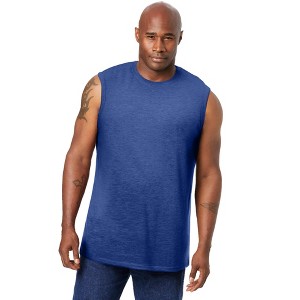 KingSize Men's Big & Tall Shrink-Less Lightweight Muscle T-Shirt - 1 of 4