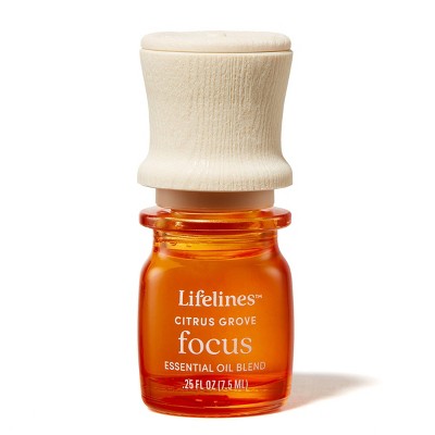 Essential Oil Blend - Citrus Grove: Focus - Lifelines: Precision Pump™, Aromatherapy Diffuser-Compatible, 0.25oz