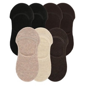 Memoi High-Cut Cotton Blend Sneaker Liner 7 Pack - 1 of 4
