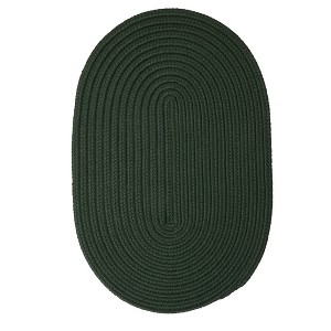 Colonial Mills Mary Ft s Isle - Dark Green 7x9 Oval Rug Indoor/Outdoor 100% Polypropylene - 1 of 3