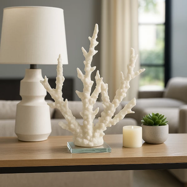 Coastal Coral Figurine, 14in