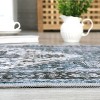 Area Rug Vintage Medallion Entryway Mat Washable Boho Floral Hallway Runner Bedroom Bedside Laundry Indoor Oriental Non-Slip Kitchen - 3 of 4