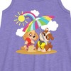 Girls' - Paw Patrol - Skye Rubble Beach Graphic Sleeveless Aline Dress - 2 of 4