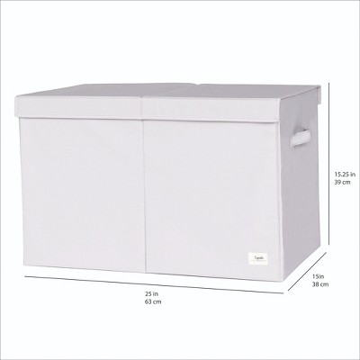 Light Gray Recycled Polyester Folding Chest Organizer