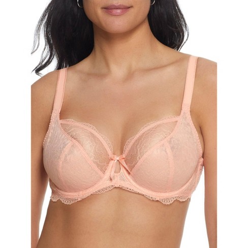 Bare Women's The Wire-free Front Close Bra With Lace - B10241lace 30dd  Delicacy : Target