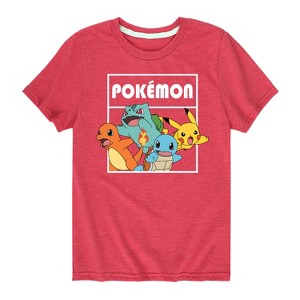 Boys' - Pokémon - Team Pokémon Short Sleeve Graphic T-Shirt - 1 of 4