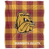 University Of Minnesota Duluth Campus Plaid Spirit Silky Touch Super Soft Throw Blanket 50x60 - 2 of 4