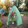 Orieon Outdoor Greenhouse for Plants – Portable Hexagonal Green Plant House with PE Cover, Zipper Door & Mesh Window, Garden. - 3 of 4