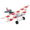 Curtiss JN-4 Training Aircraft Red & White w/Blue Tail "US Flag Livery" with Runway Section Diecast Model Airplane by Runway24 - 2 of 4