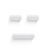 FONTOI 17.72" Floating Shelves, Wall Mounted Shelves for Bathroom, Living Room, Kitchen, Hanging Shelf for Books/Decor, Black, 4.92"*1.97"*17.72" - 2 of 4
