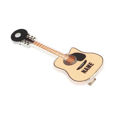 Unique Bargains Women's Elegant Guitar Hair Clips 2.32"x0.83"x0.39" Khaki 1 Pc