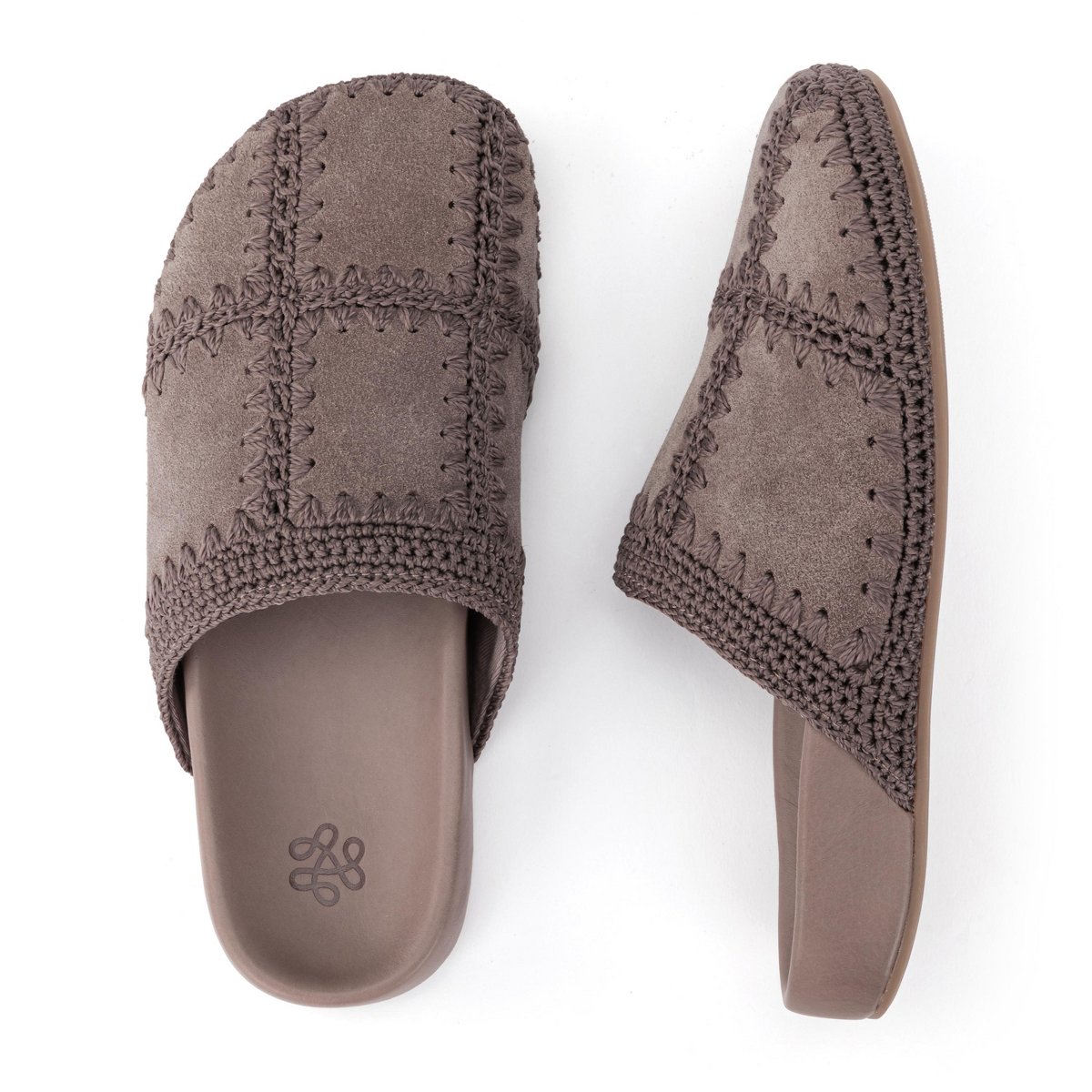Женские сабо The Sak Women's Bolinas Leather Clog, Mushroom Suede Patch, Size 8 — фото 3