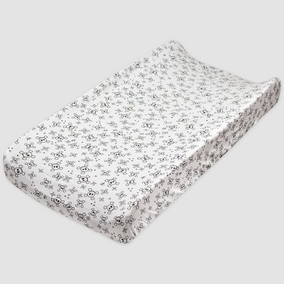 Honest Baby Organic Cotton Changing Pad Cover - Tossed Skulls