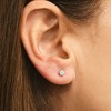 Pompeii3 1/3ct Round Brilliant Cut Diamond Studs White Gold New - 2 of 4