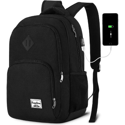 Paaaawaters Backpack for Men and Women,School Backpack for Teenager,15.6 inch Laptop Bookbag with USB Charging port