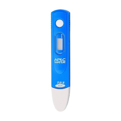 APEC Water Systems TDS Test Kit for Home Use: PPM Water Tester, Unpleasant Tastes Filter, BPA-Free, Blue