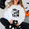 Simply Sage Market The Boo Crew Bat and Ghost Sweatshirt - S - White - 2 of 4