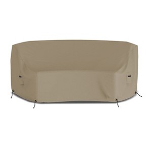 Covers&All Curved Outdoor Couch Cover, 1000D Waterproof, UV-Resistant Patio Furniture Cover - 1 of 4