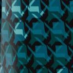 emerald green geo plaid