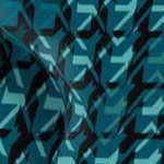 emerald green geo plaid