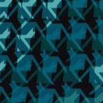 emerald green geo plaid