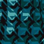 emerald green geo plaid