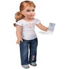 Metal Computer Laptop w Carrying Bag Made for 18" Dolls - Durable w Detailed Display & Pink Accessory Case Compatible w 18" American Girl Doll - 4 of 4