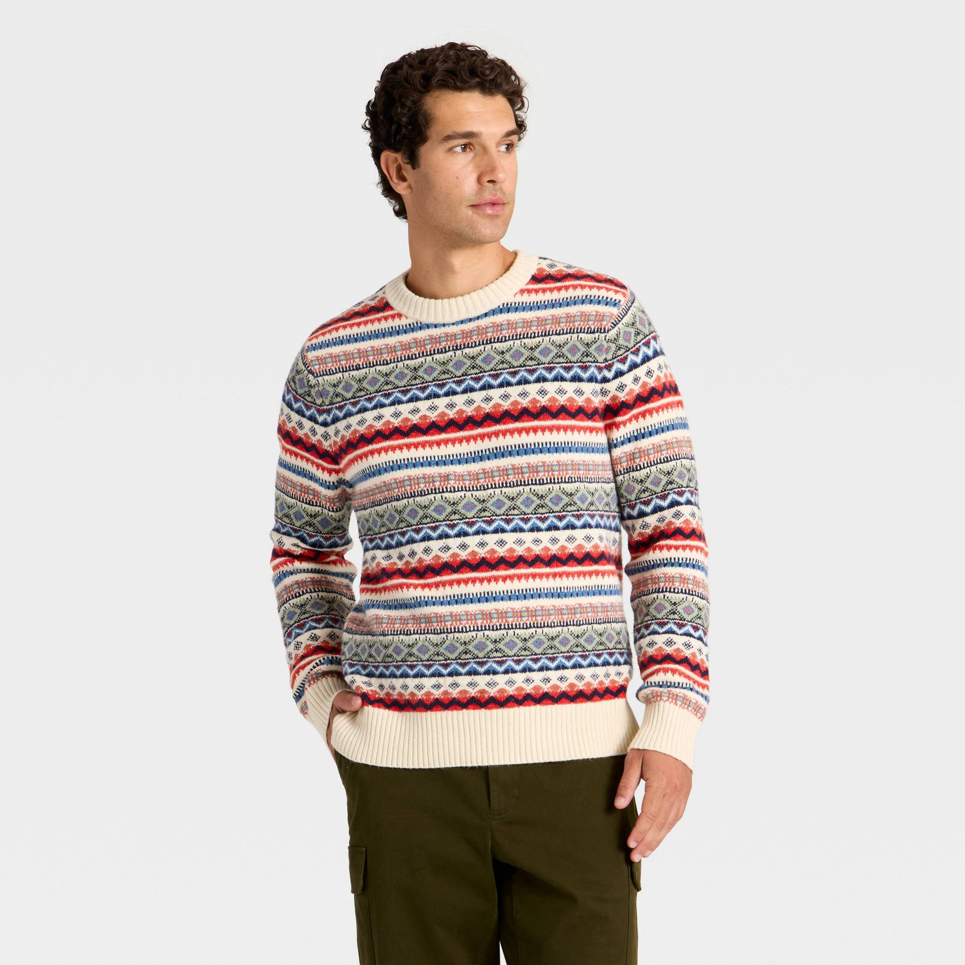 Men's Fair Isle Sweater - Goodfellow & Co™ Jacquard