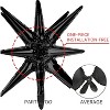 PartyWoo 42 Inch Black Star Foil Balloons 1PCS - 3 of 4
