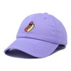 Dalix Hot Dog Embroidered Cap Cotton Baseball Summer Cool Dad Hat Mens - 4 of 4