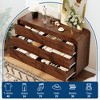Drawer Dresser, Wooden Chest of Drawers with Anti-Tip Kit, Rounded Corners & Metal Legs for Living Room, Bedroom, Natural Wood Color - 3 of 4