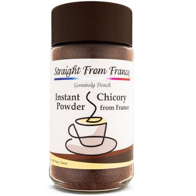 Straight From France Caffeine Free Chicory, Coffee Substitute Rich in Prebiotic Fibers, Instant Powder or Liquid Chicory Extract