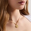 EVRY JEWELS WATERPROOF Gold or Silver Plated Stainless Steel Angel's Embrace Necklace - 2 of 3