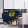NCAA Notre Dame Fighting Irish Vintage Arch Cozy Knit Throw Blanket - 2 of 3