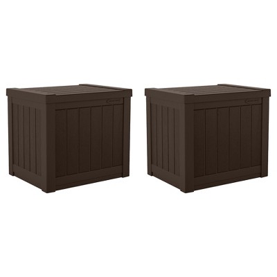 Suncast 22-gallon Outdoor Patio Backyard Deck Box Storage Bench