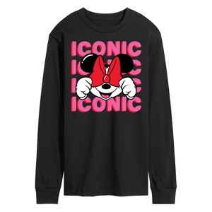Men's - Disney - Iconic Minnie Long Sleeve Graphic T-Shirt - 1 of 4