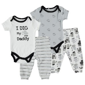 Chick Pea Baby Boy Baby Clothes Layette Set - 1 of 3