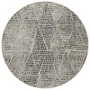 Gray Beige And Black Geometric Washable Indoor Outdoor Area Rug - 4 of 4