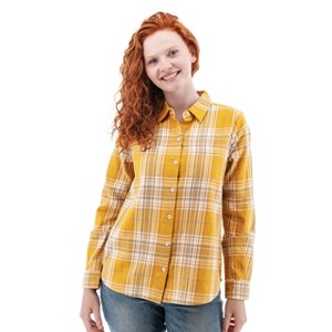 Old Ranch Brands Women's Salina Organic Plaid Shirt - 1 of 4