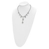 Black Bow Jewelry Stainless Steel Puffed Hearts Y Necklace - 18 Inch - 4 of 4