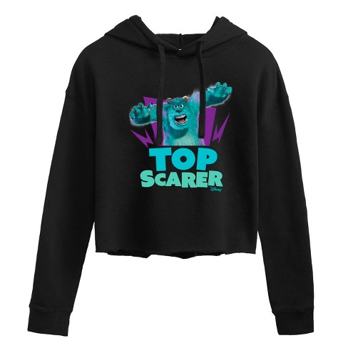 Women s Disney Top Scarer Cropped Graphic Hoodie Target