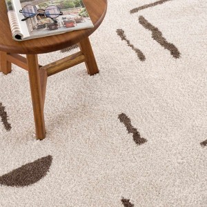 Hauteloom Rectangle Area Rug   Off White - 1 of 4