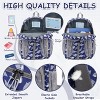 Kids Backpack Lunch Bag Set, Boys Large School Bookbag Insulated Lunch Box for Toddlers Preschool,Daycare,Kindergarten,Elementary School Shark - 4 of 4